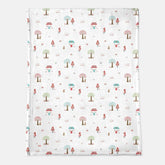 Little Red Riding Hood White Minky Blanket - 60" x 80"
